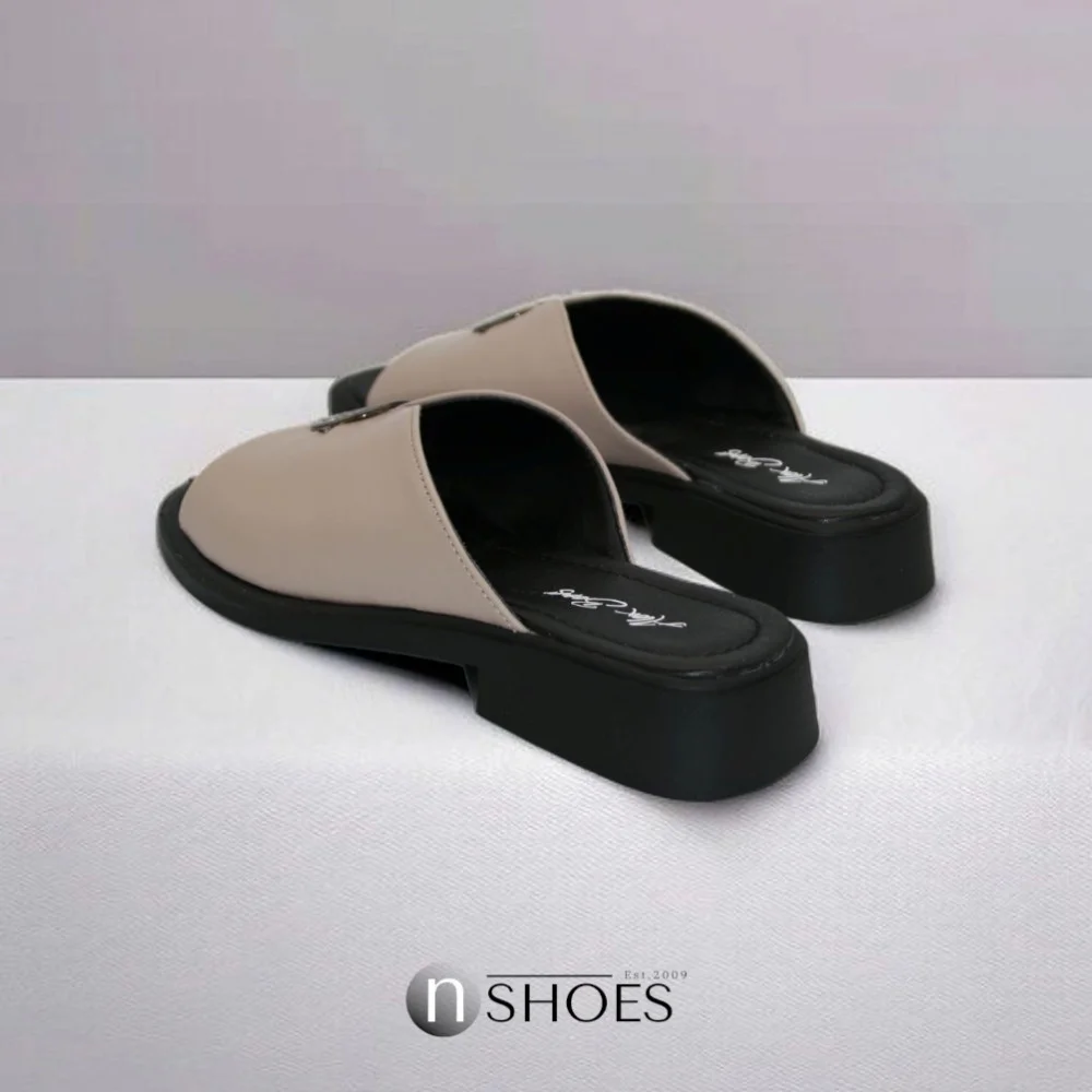 Women's leather slippers with low heels Alex Bens 13-34K model 5912-5920