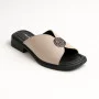 Women's leather slippers with low heels Alex Bens 13-34K model 5912-5920