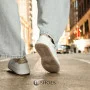 Women's White Leather Platform Sneakers ALLSY 197499 199000 23276