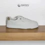 Women's White Leather Platform Sneakers ALLSY 197499 199000 23276