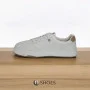Women's White Leather Platform Sneakers ALLSY 197499 199000 23276