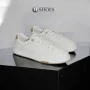 Women's White Leather Platform Sneakers ALLSY 197499 199000 23276