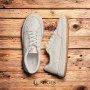 Women's White Leather Platform Sneakers ALLSY 197499 199000 23276
