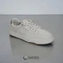 Women's White Leather Platform Sneakers ALLSY 197499 199000 23276