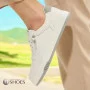Women's White Leather Platform Sneakers ALLSY 197499 199000 23276