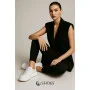 Women's White Leather Platform Sneakers ALLSY 197499 199000 23276