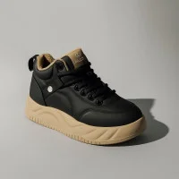 Women's black platform sneakers Allsy Lonza 204469 203343 8965 1 Black 5933, fashionable, demi-season