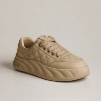 Women's beige sneakers Allsy Lonza 203340 850 8 5934 fashionable, demi-season