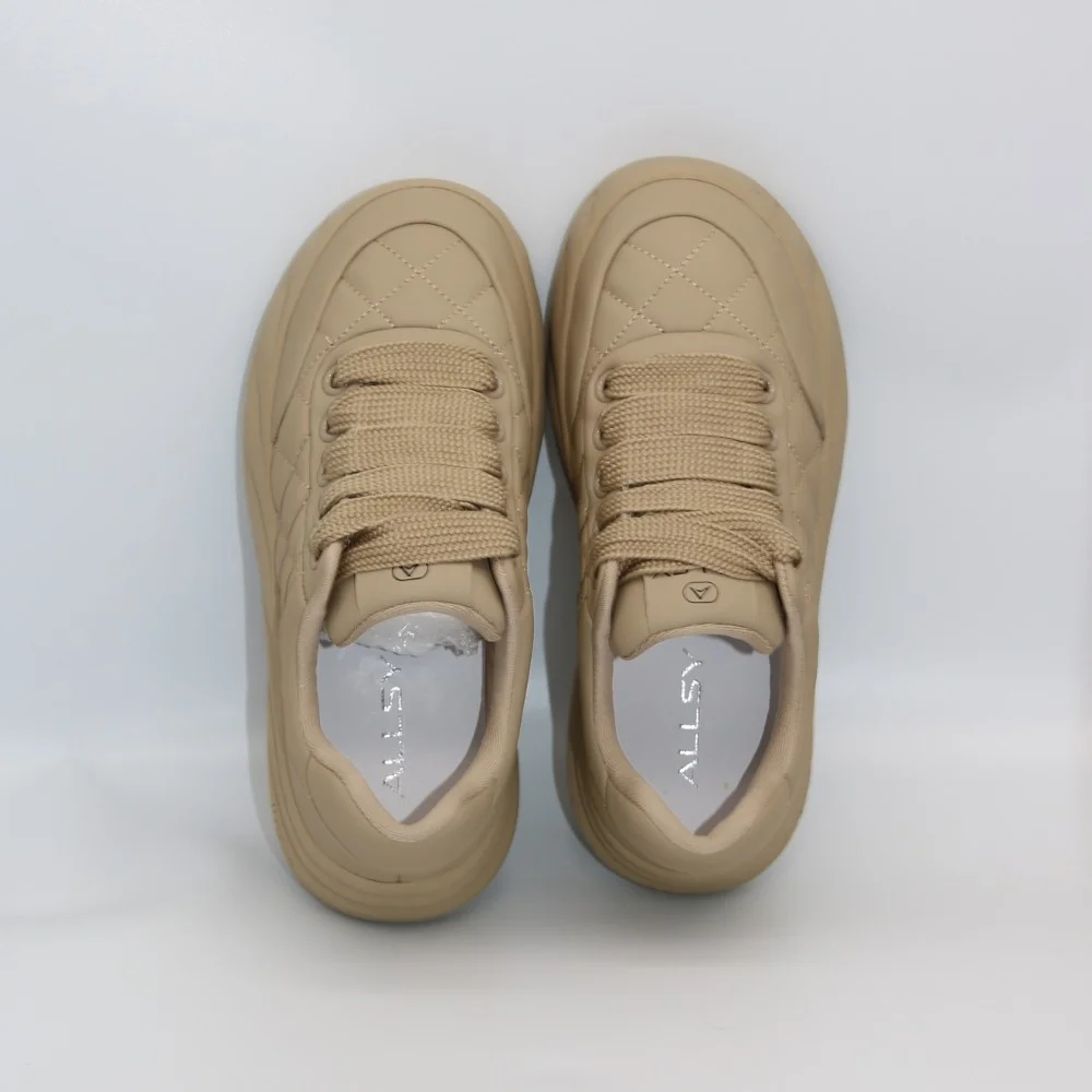 Женские бежевые кроссовки Allsy Lonza модель 5934