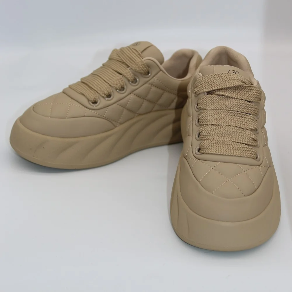 Женские бежевые кроссовки Allsy Lonza модель 5934