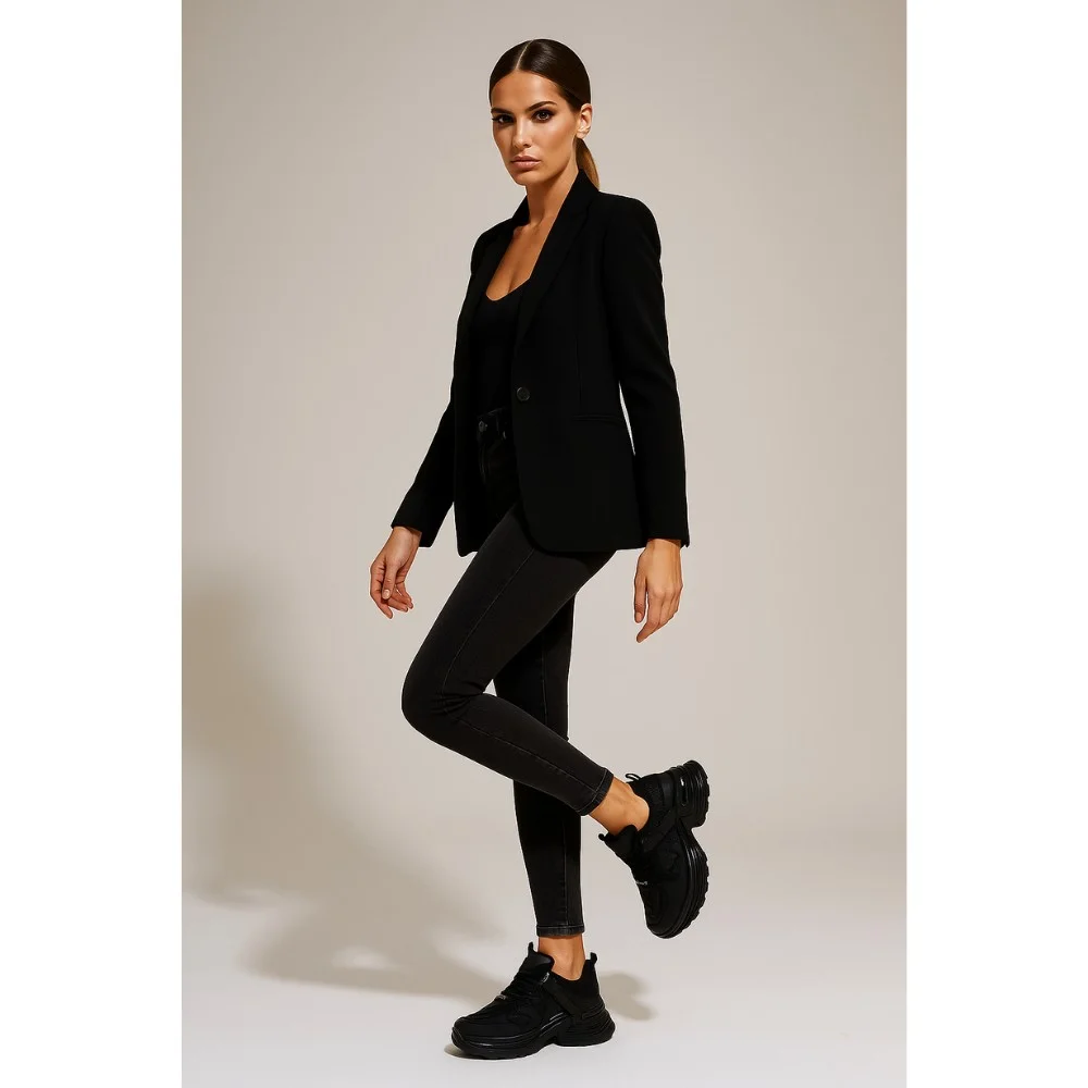 Жіночі кросівки Allsy Lonza black модель 5939