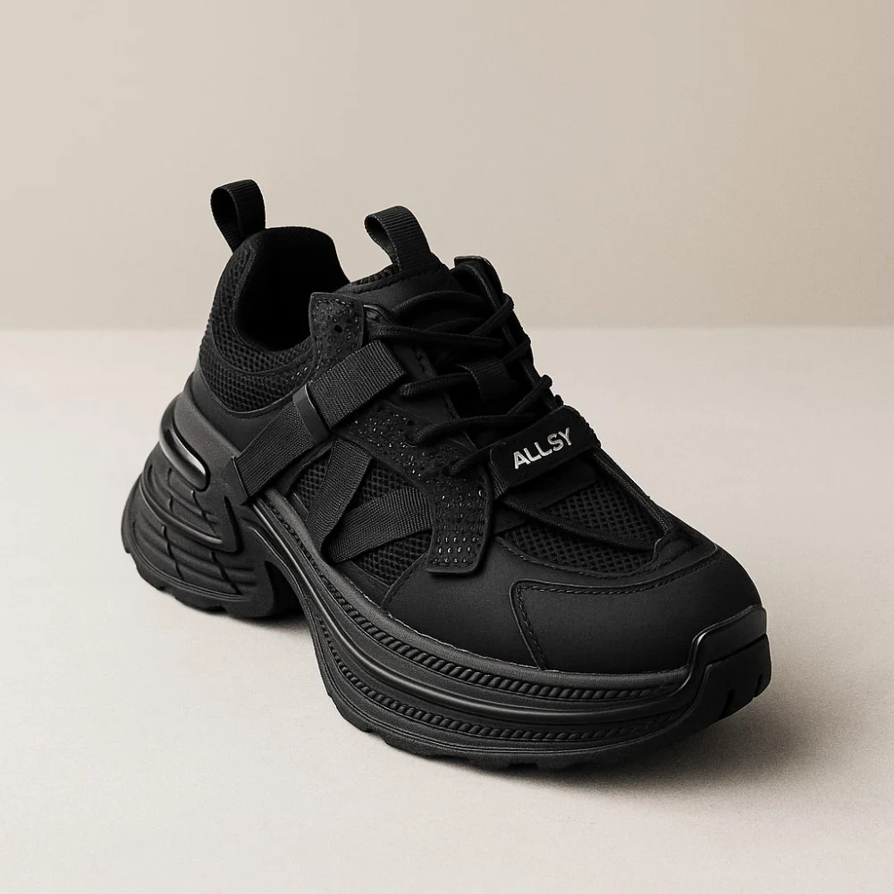 Жіночі кросівки Allsy Lonza black модель 5939