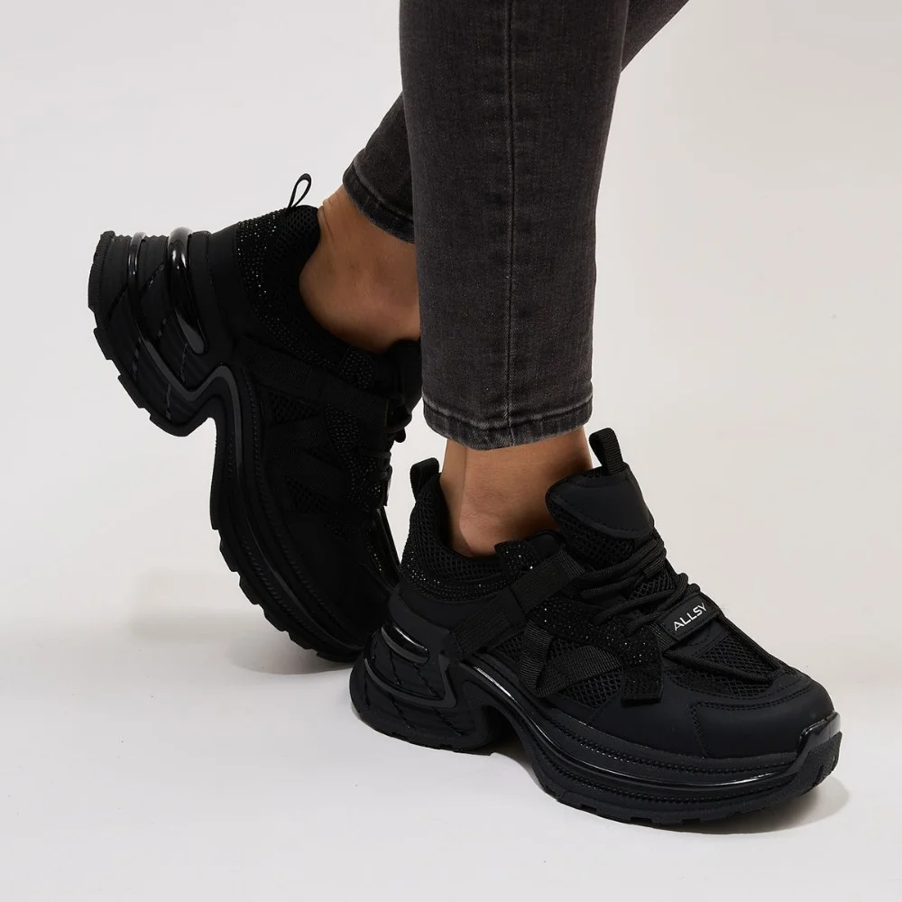Жіночі кросівки Allsy Lonza black модель 5939
