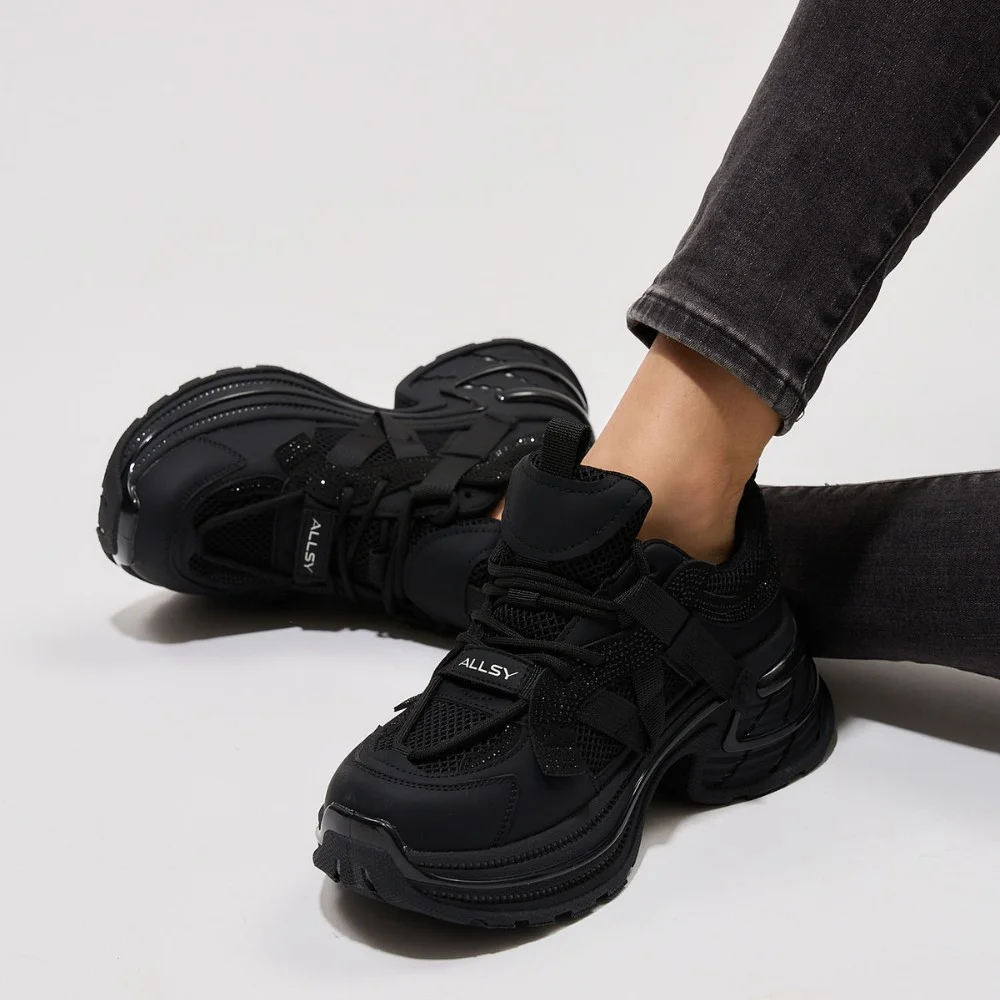 Жіночі кросівки Allsy Lonza black модель 5939