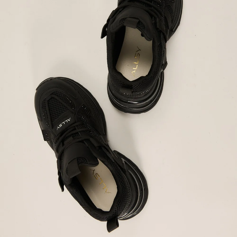 Жіночі кросівки Allsy Lonza black модель 5939