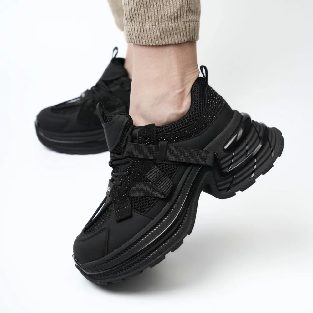 Жіночі кросівки Allsy Lonza black модель 5939