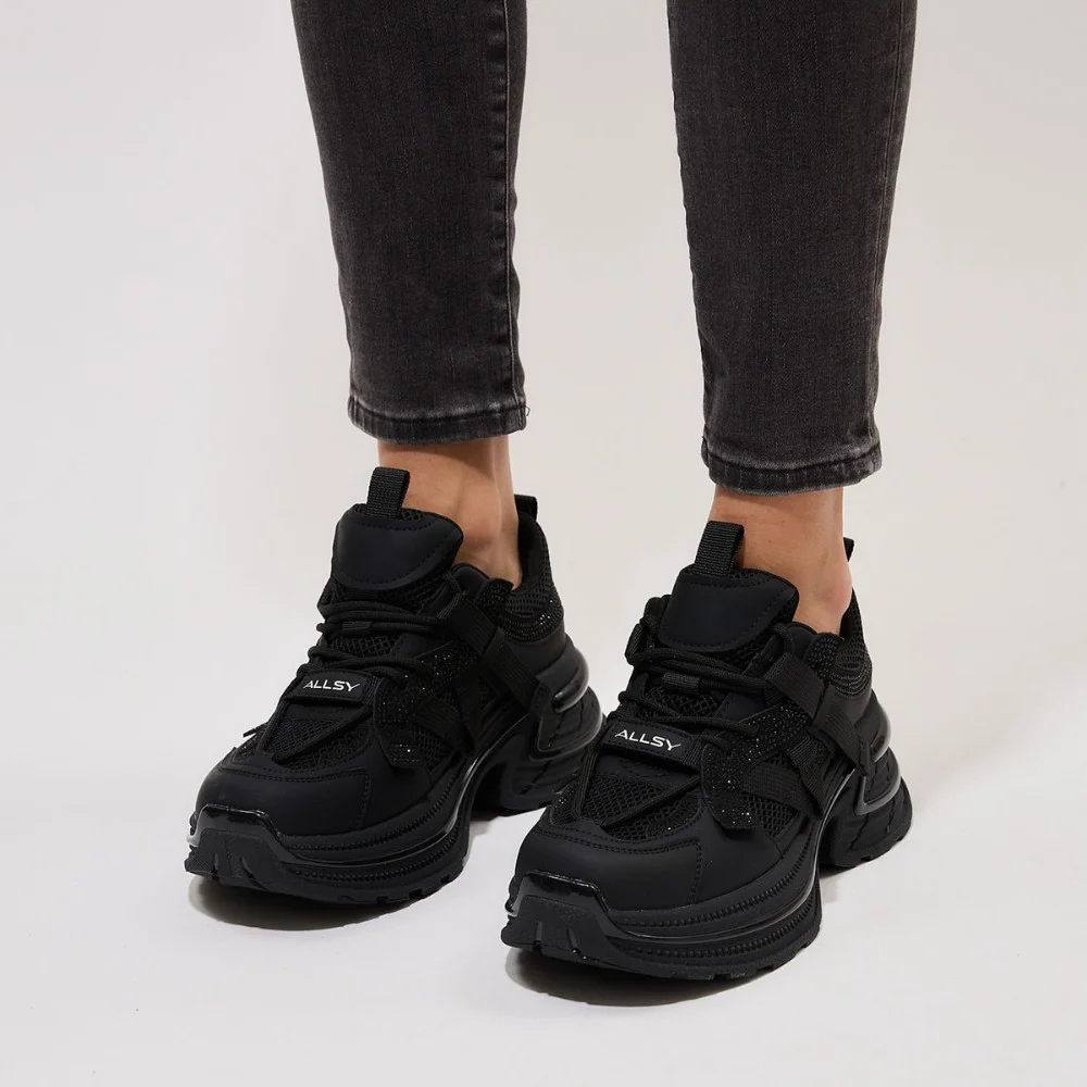 Жіночі кросівки Allsy Lonza black модель 5939