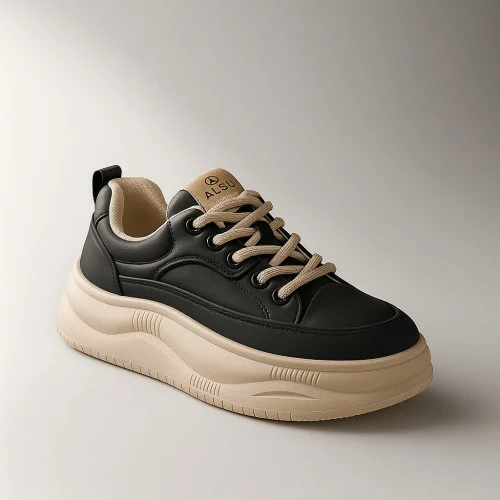 Women's black demi-season sneakers Allsy Lonza 204465 203305-198888 C7006-7 Black 5942