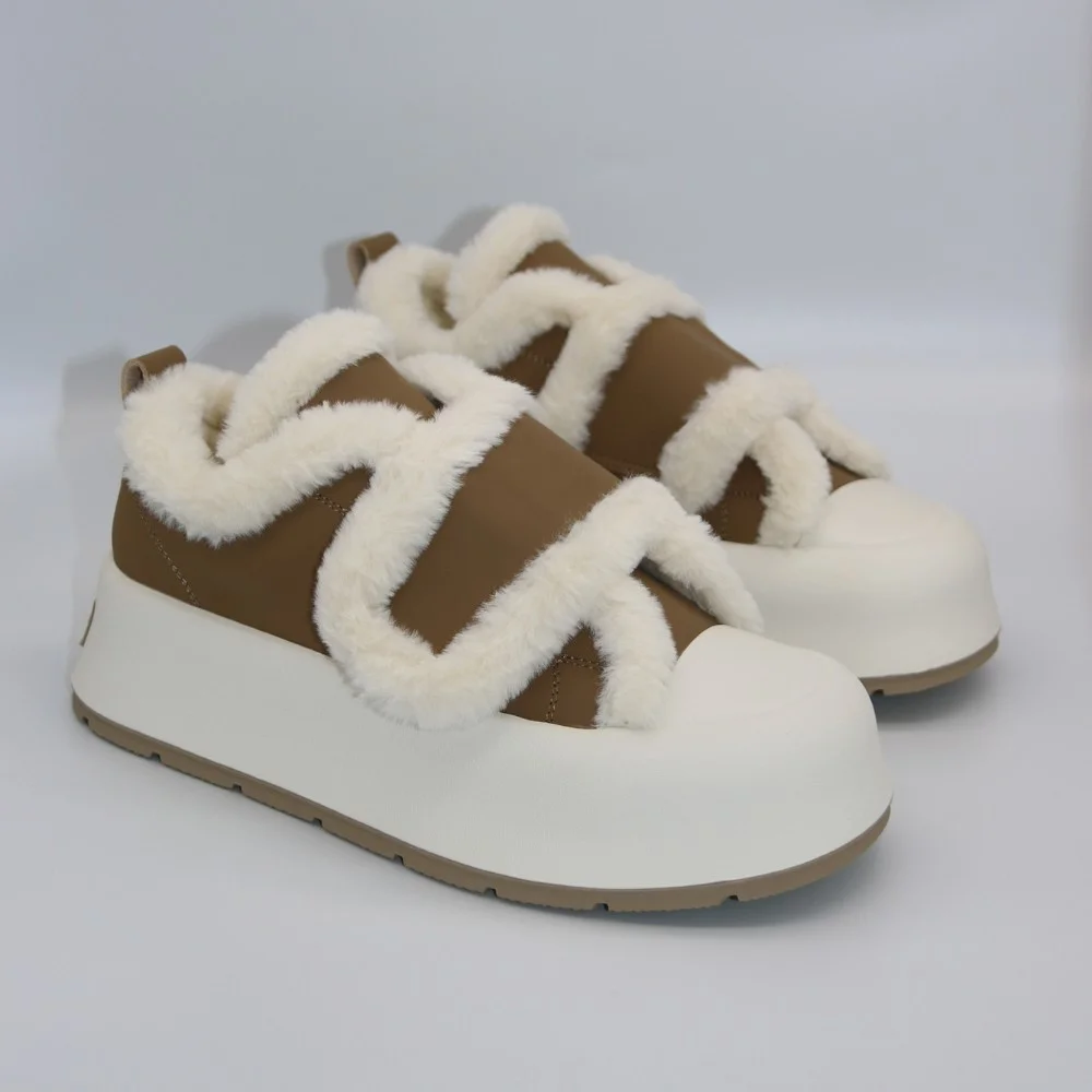 Women's insulated white and black sneakers Allsy Lonza Leora Beige 204485 203312 model 5945