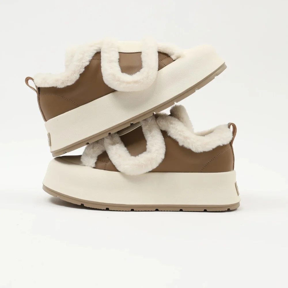 Women's insulated white and black sneakers Allsy Lonza Leora Beige 204485 203312 model 5945