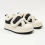 Women's white and black winter sneakers Allsy Lonza Leora Black 204484 model 5946
