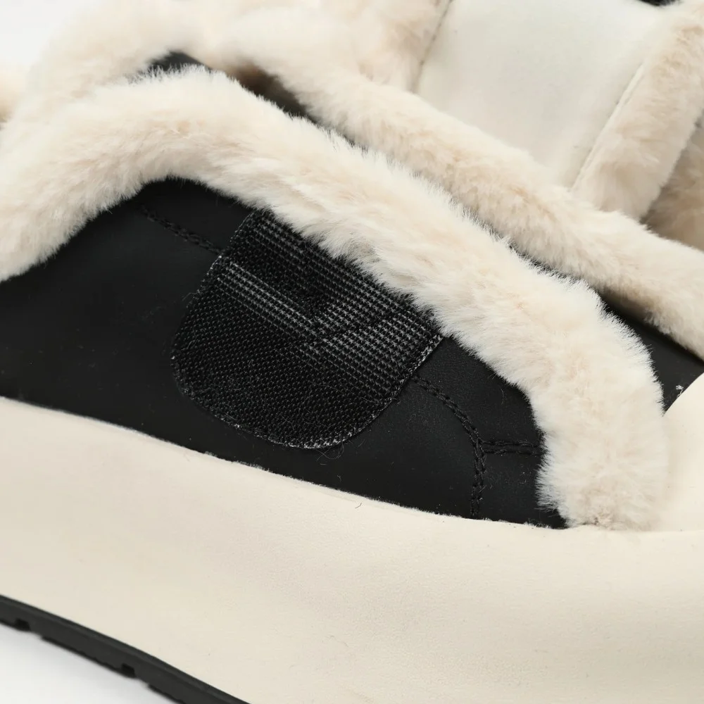 Women's white and black winter sneakers Allsy Lonza Leora Black 204484 model 5946