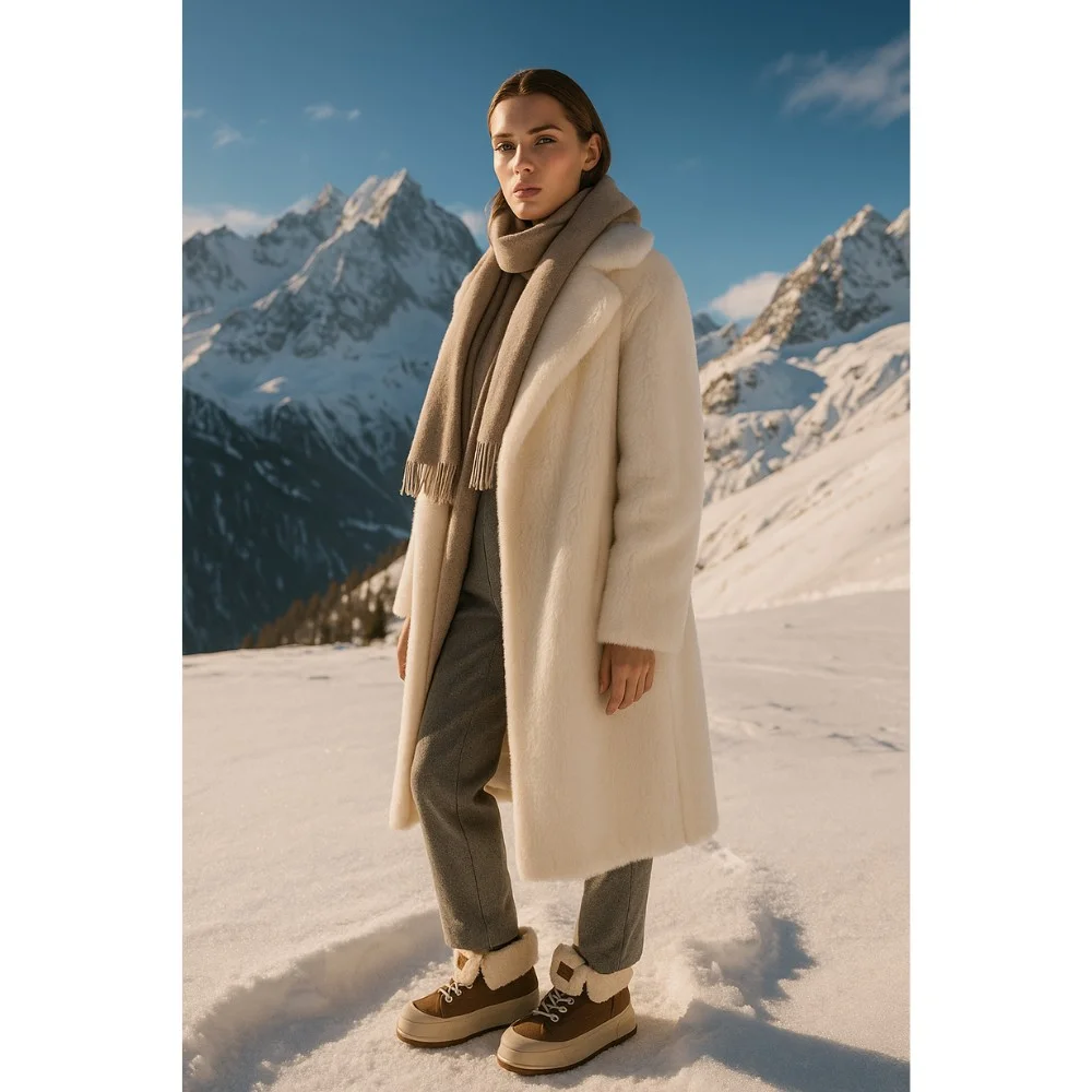 Женские коричневые кроссовки Allsy Lonza 205083 202149 R5051-1C3 5950 для зимы