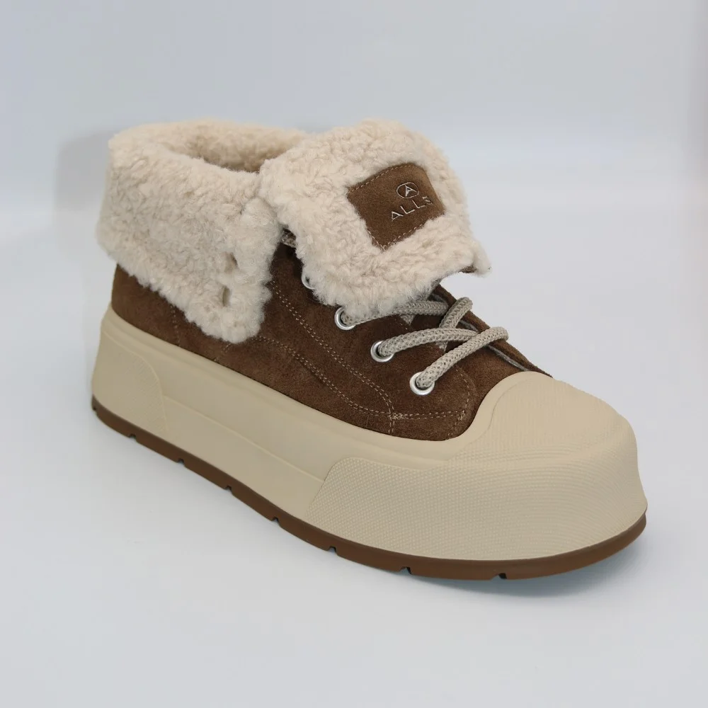 Женские коричневые кроссовки Allsy Lonza 205083 202149 R5051-1C3 5950 для зимы