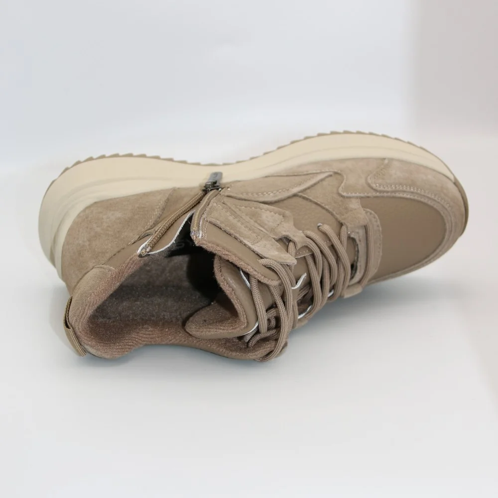 Жіночі зимові коричневі черевики Allsy Lonza 204676 модель 5952