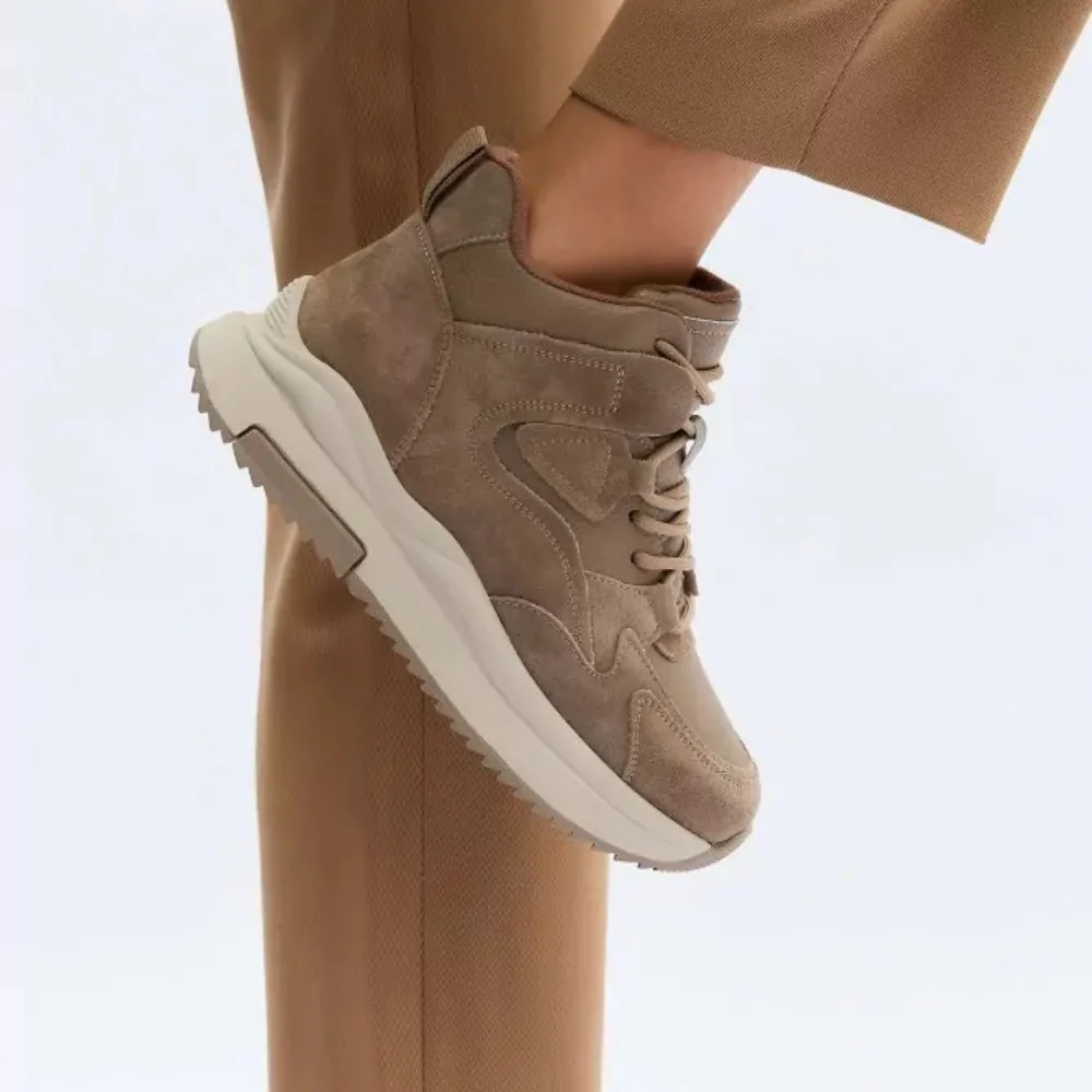 Жіночі зимові коричневі черевики Allsy Lonza 204676 модель 5952