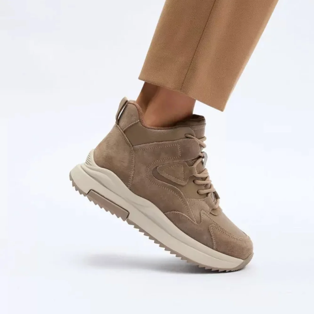 Жіночі зимові коричневі черевики Allsy Lonza 204676 модель 5952