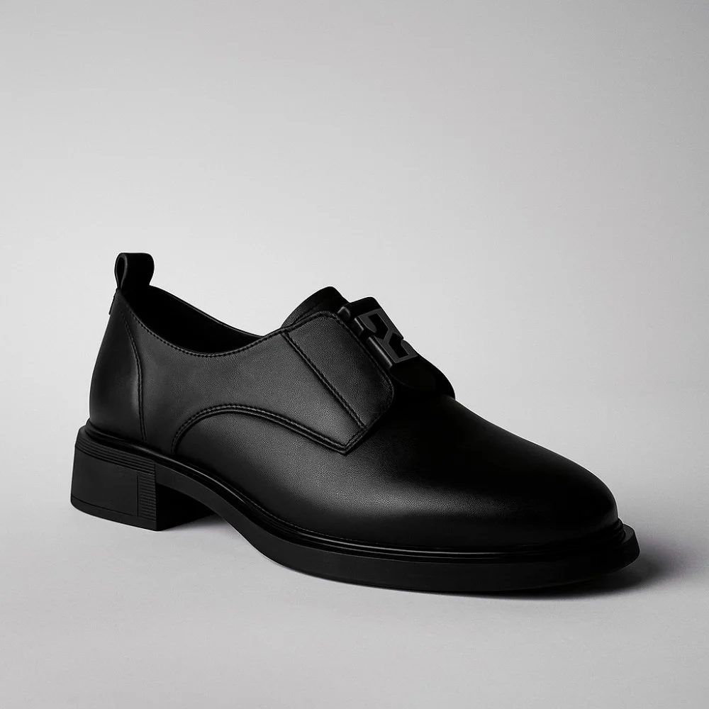 Женские чёрные туфли Allsy Lonza модель 5954