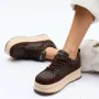 Жіночі кросівки на платформі Allsy Lonza 204796 202826 551-2085-18R brown 5956