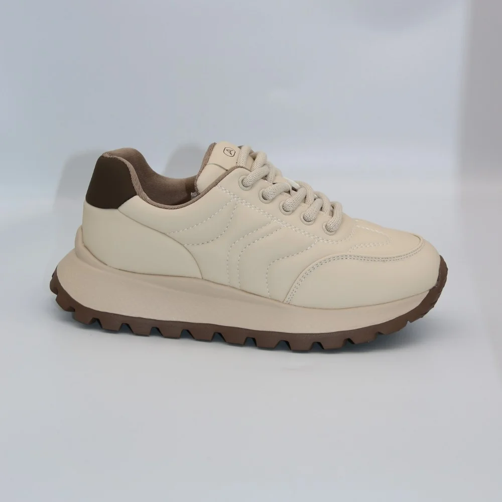 Women's beige sneakers Allsy Lonza model 5959