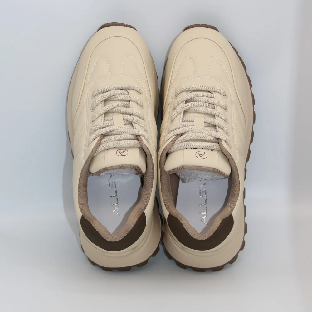 Women's beige sneakers Allsy Lonza model 5959