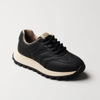 Женские черные демисезонные кроссовки Allsy Lonza 203337 204459 8106-7 black 5960, комфортные