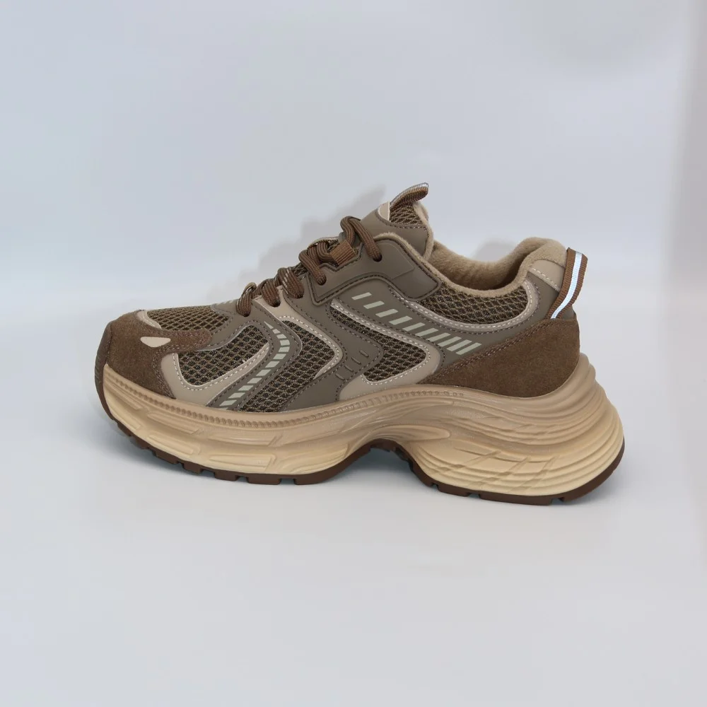 Жіночі коричневі демісезонні кросівки Allsy Lonza модель Brown 5962