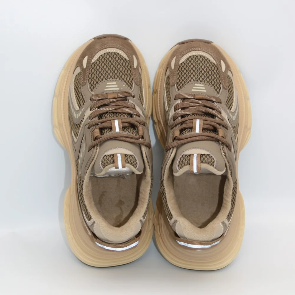 Жіночі коричневі демісезонні кросівки Allsy Lonza модель Brown 5962