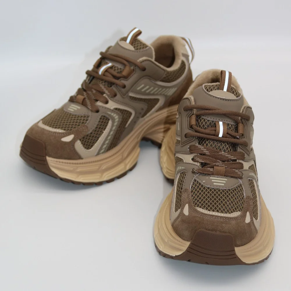 Жіночі коричневі демісезонні кросівки Allsy Lonza модель Brown 5962