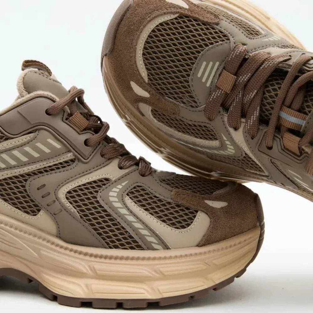 Жіночі коричневі демісезонні кросівки Allsy Lonza модель Brown 5962