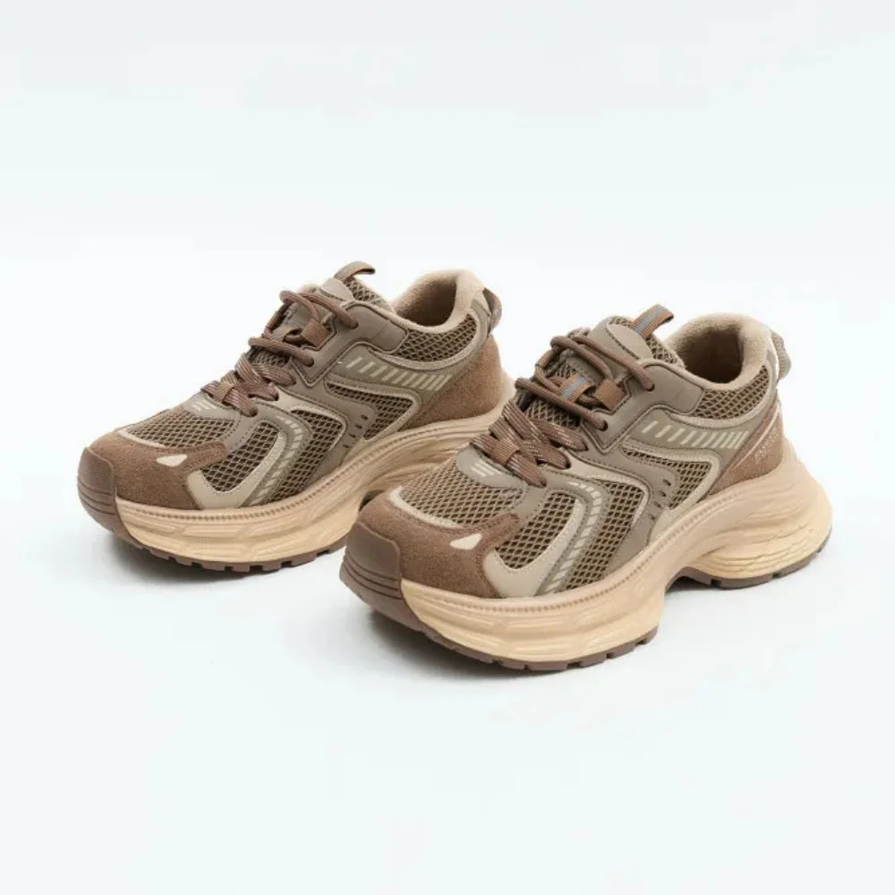 Жіночі коричневі демісезонні кросівки Allsy Lonza модель Brown 5962