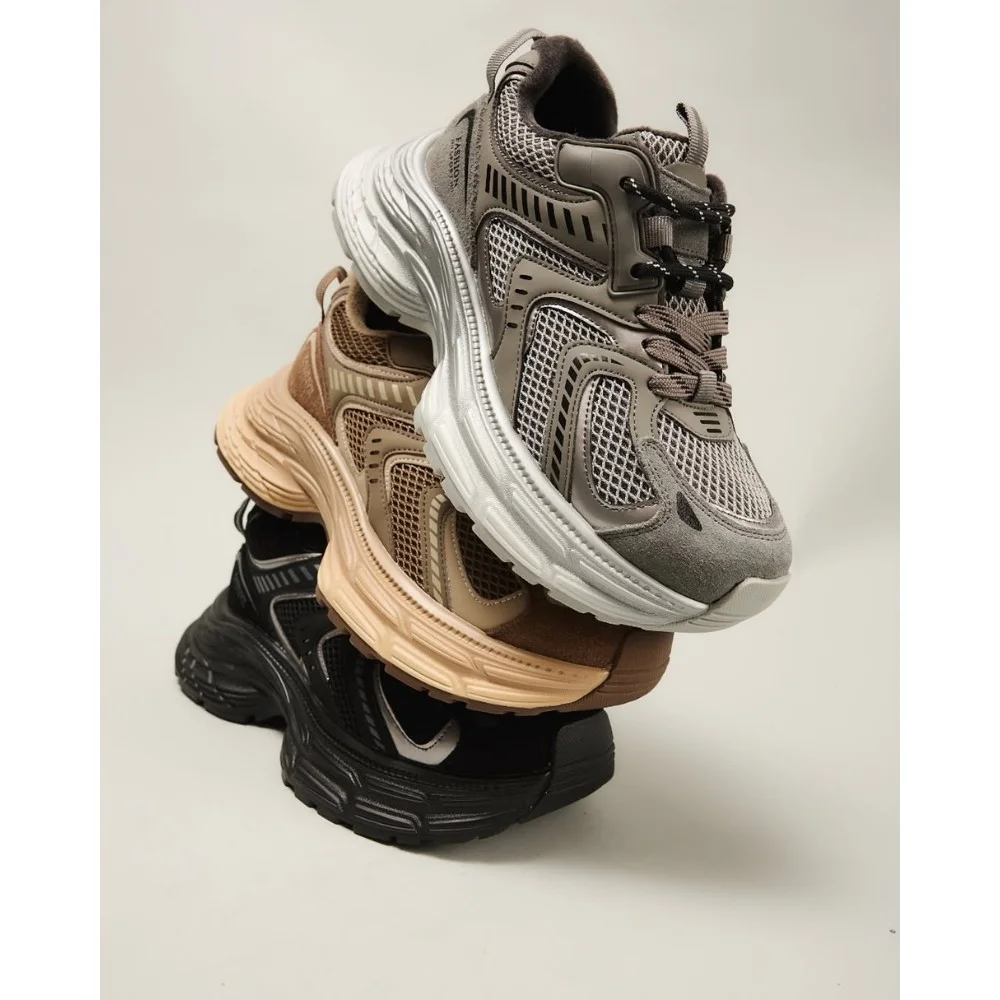 Жіночі коричневі демісезонні кросівки Allsy Lonza модель Brown 5962