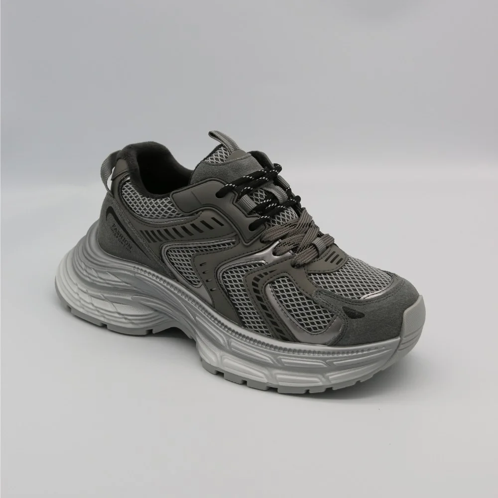 Women's Grey-Silver Allsy Lonza Sneakers Model 5964