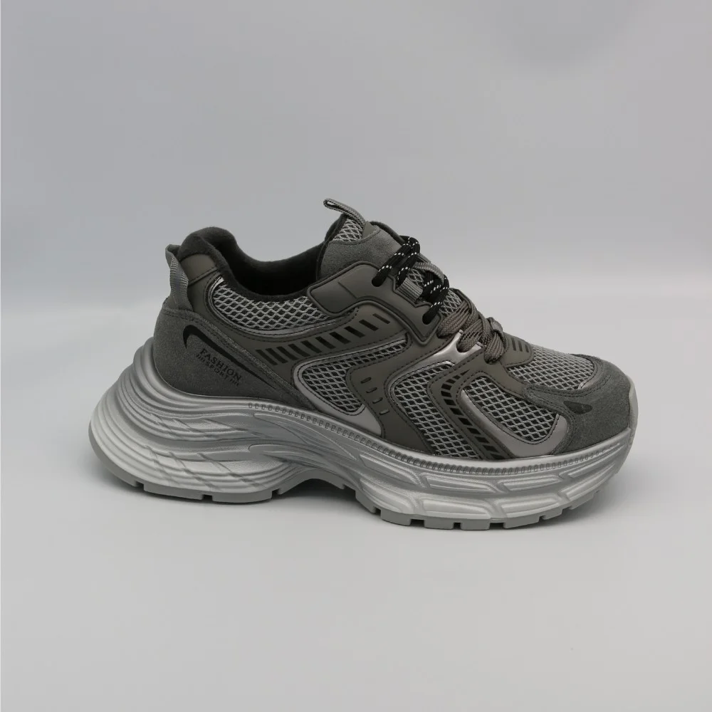 Women's Grey-Silver Allsy Lonza Sneakers Model 5964