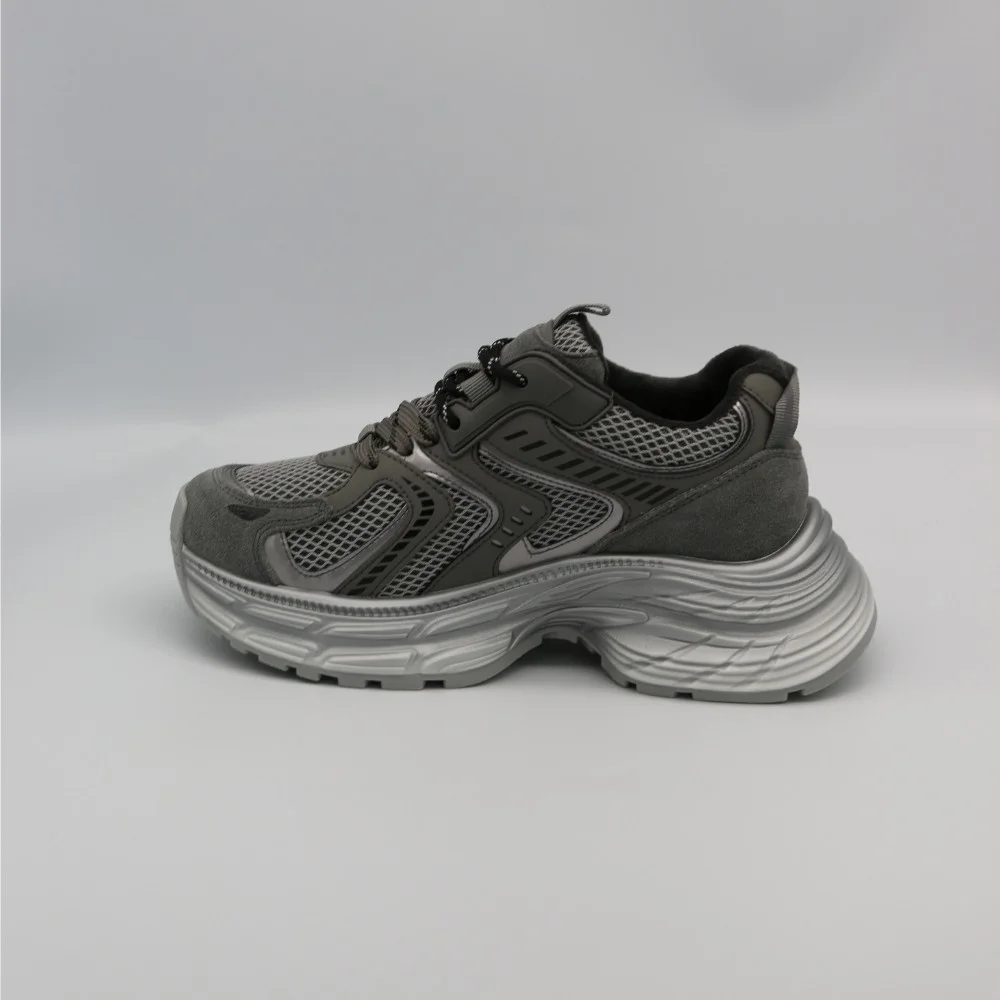 Women's Grey-Silver Allsy Lonza Sneakers Model 5964