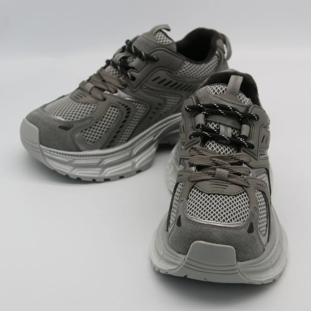 Women's Grey-Silver Allsy Lonza Sneakers Model 5964