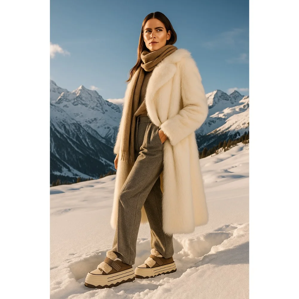 Зимові сліпони Allsy Lonza Glissane Brown 204930 202065 модель 5965