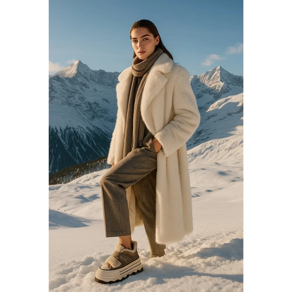 Зимові сліпони Allsy Lonza Glissane Brown 204930 202065 модель 5965