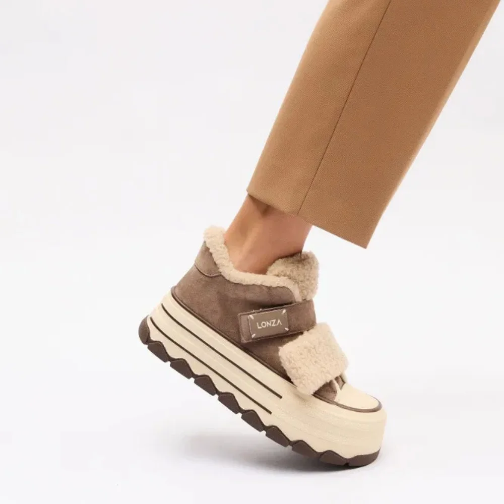 Зимові сліпони Allsy Lonza Glissane Brown 204930 202065 модель 5965