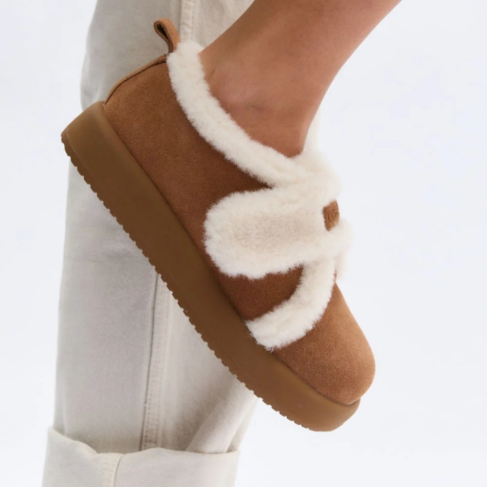 Зимние бежевые угги Allsy Lonza 203984 модель 5967